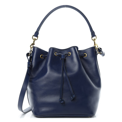Saint Laurent Calfskin Large Emmanuelle Bucket Bag New Marine 1 of 15