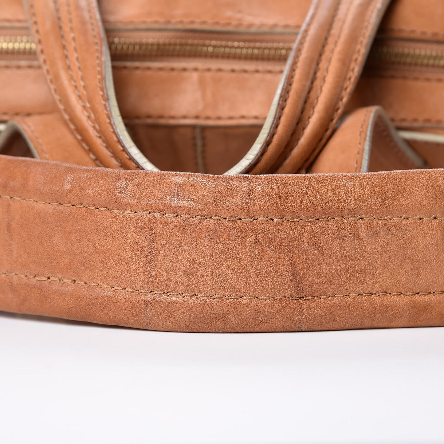 Wrinkled Lambskin Medium Nightingale Tan