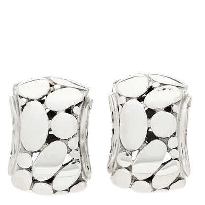 John Hardy Sterling Silver Kali Pebble Earrings 1 of 4