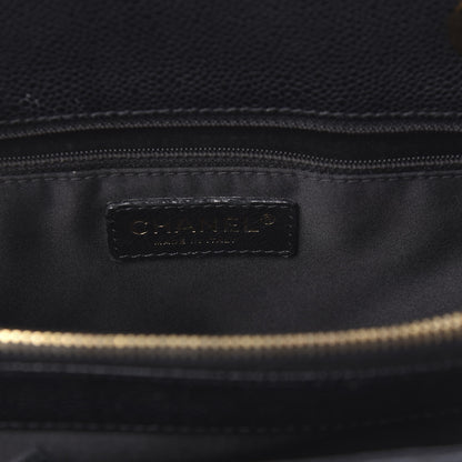 Chanel Caviar Quilted Grand Shopping Tote GST Black 8 of 10