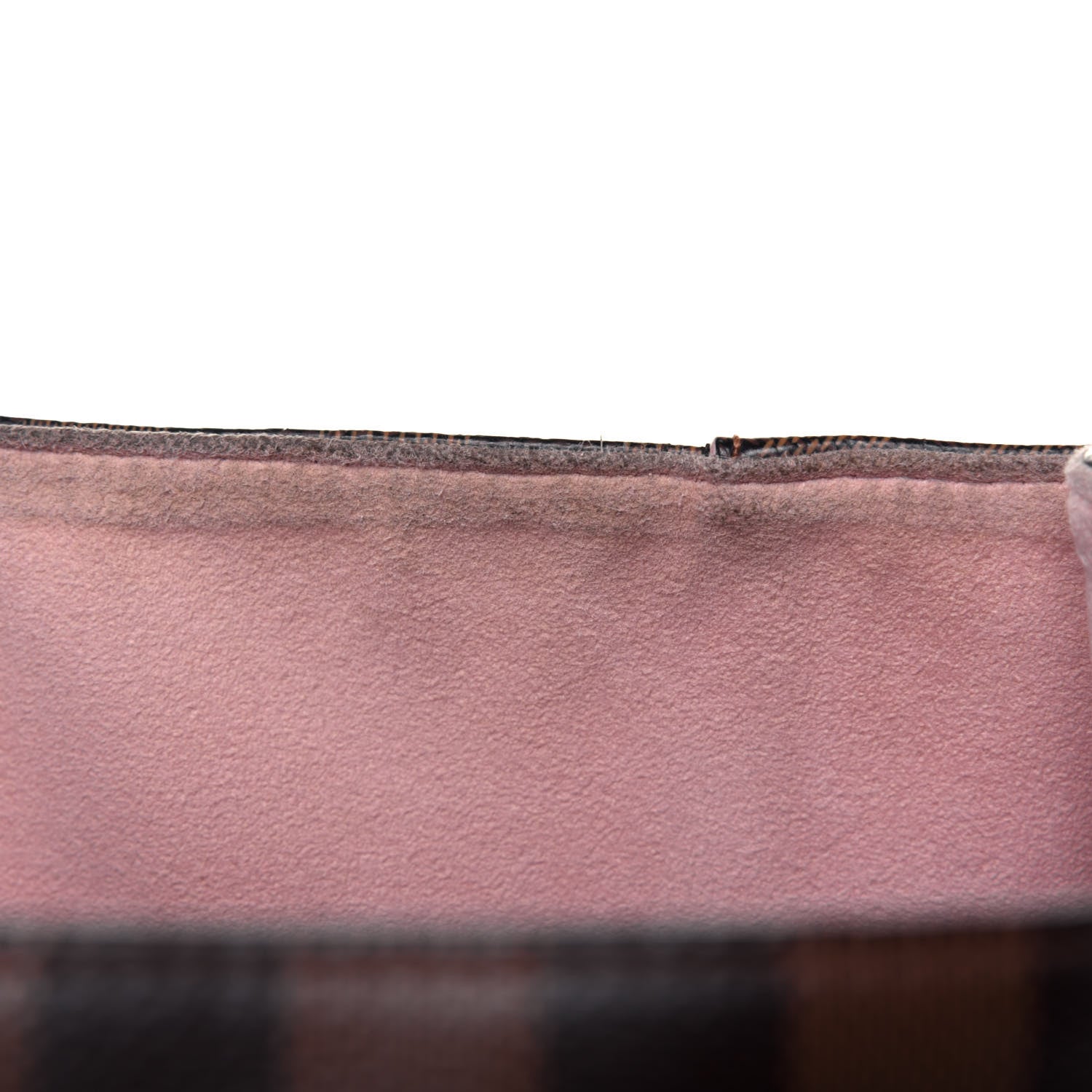 Louis Vuitton Damier Ebene Caissa Hobo Rose Ballerine 11 of 19