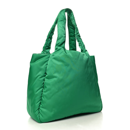 Prada Re-Nylon Soft Padded Large Tote Bag Mango 3 of 11