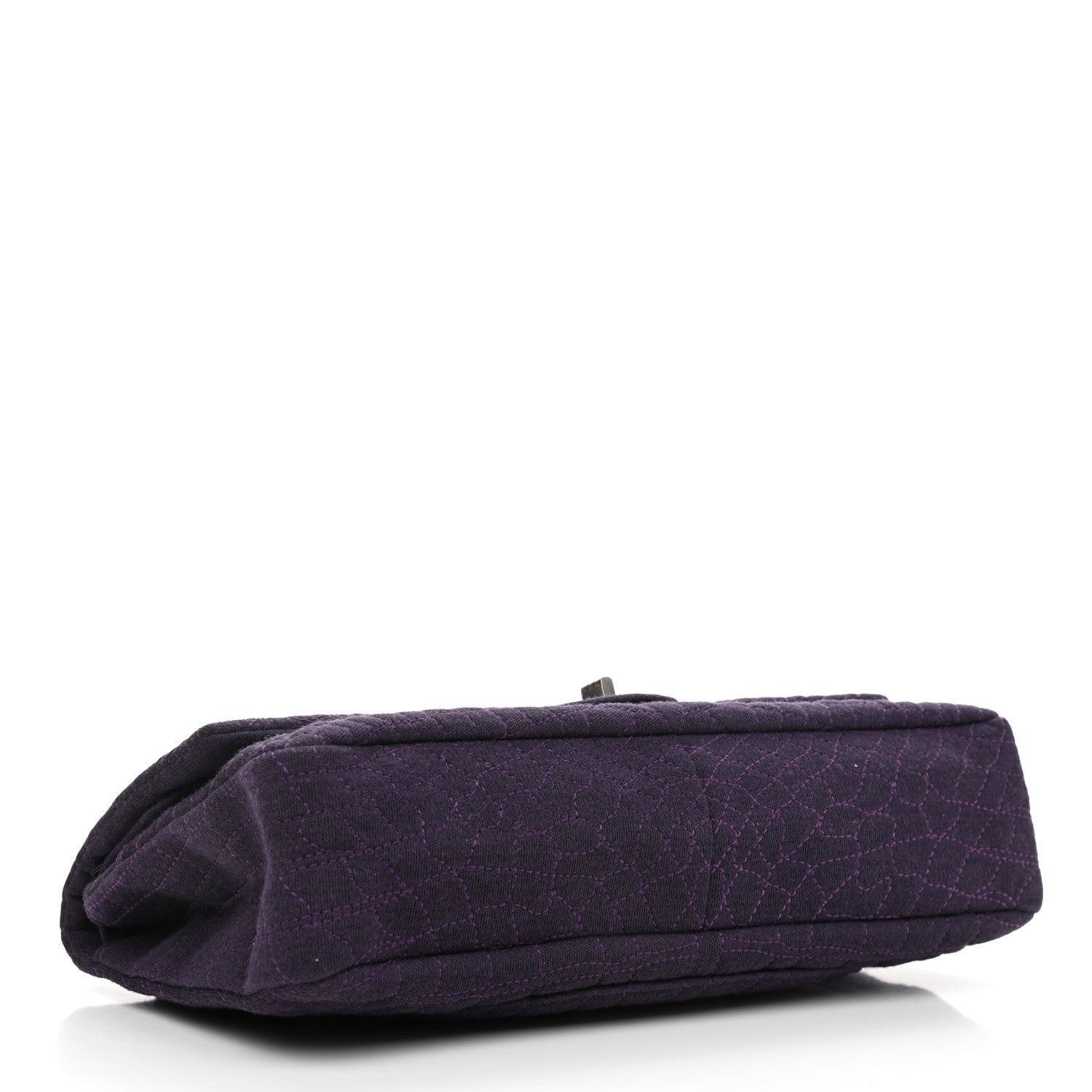 Chanel Jersey Coco's Croc 2.55 Reissue 226 Flap Purple 4 of 12