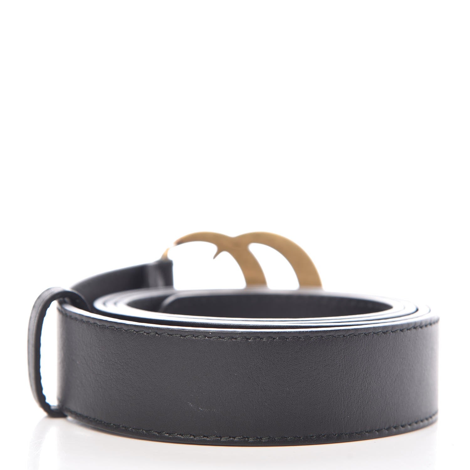 Gucci Moon Calfskin Double G 30mm Belt 105 42 Black 3 of 6