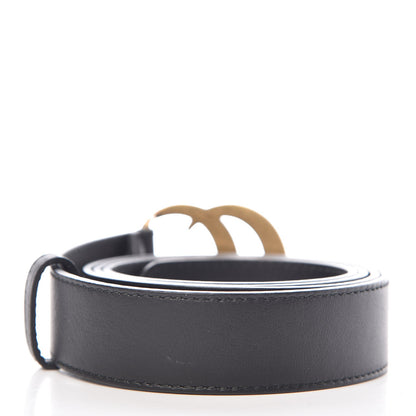 Gucci Moon Calfskin Double G 30mm Belt 105 42 Black 3 of 6