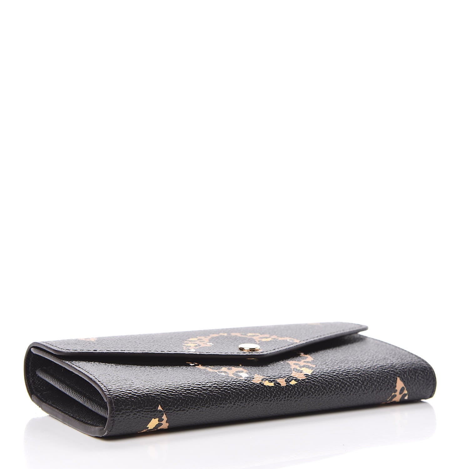 Louis Vuitton Monogram Giant Jungle Sarah Wallet Black 4 of 8