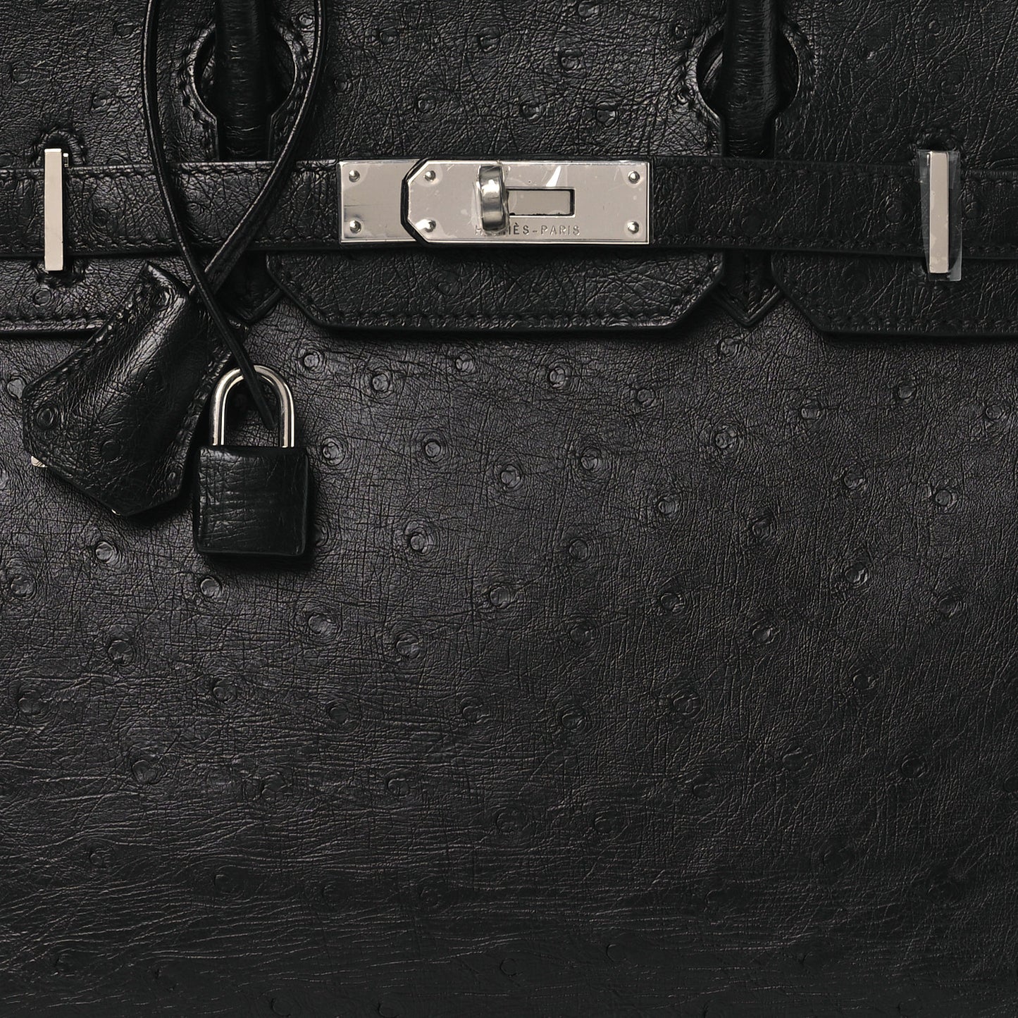 Ostrich Birkin 30 Black