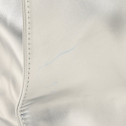 Telfar Metallic Vegan Leather Medium Shopping Bag Silver 9 of 11