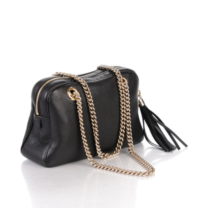 Gucci Pebbled Calfskin Small Soho Bowler Black 3 of 7