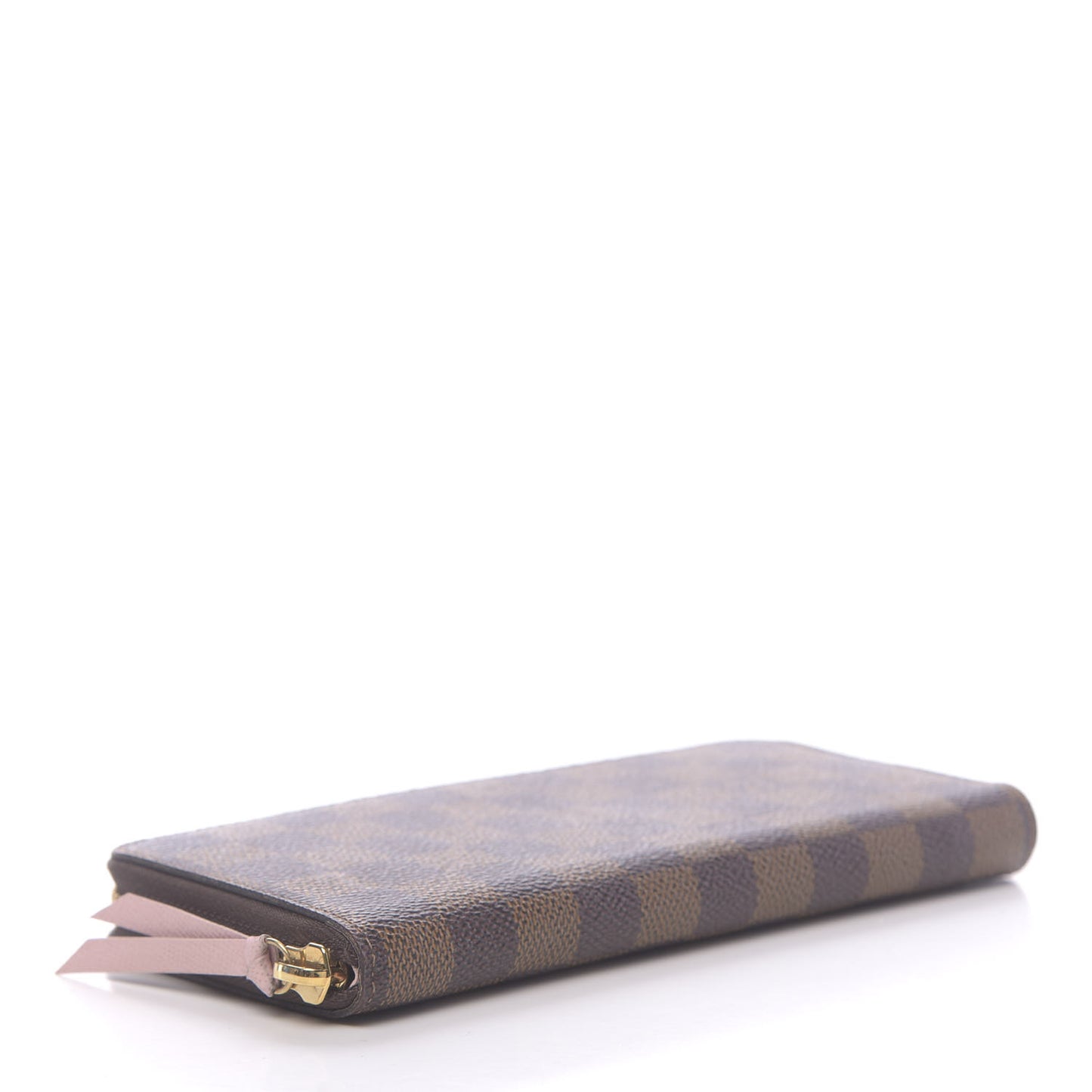 Damier Ebene Clemence Wallet Rose Ballerine