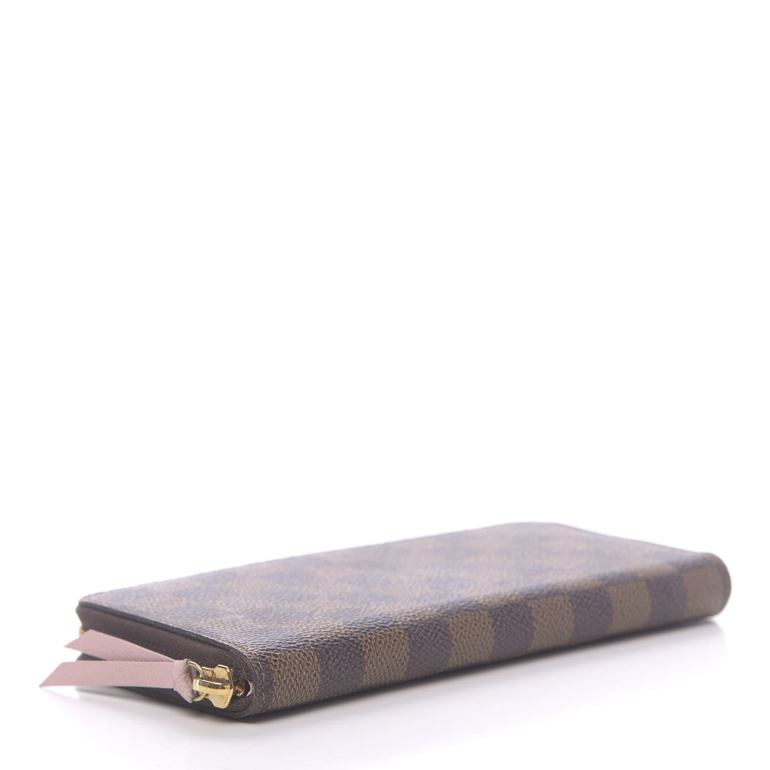 Louis Vuitton Damier Ebene Clemence Wallet Rose Ballerine 4 of 8