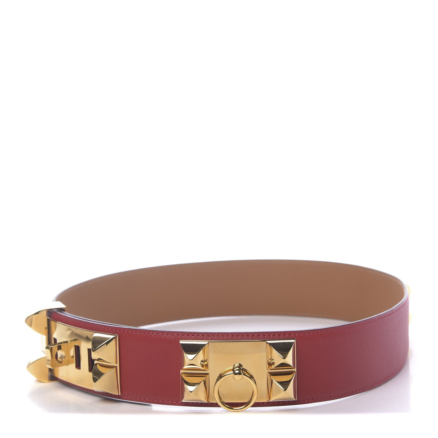 Epsom Collier De Chien CDC Belt 80 Rouge Casaque