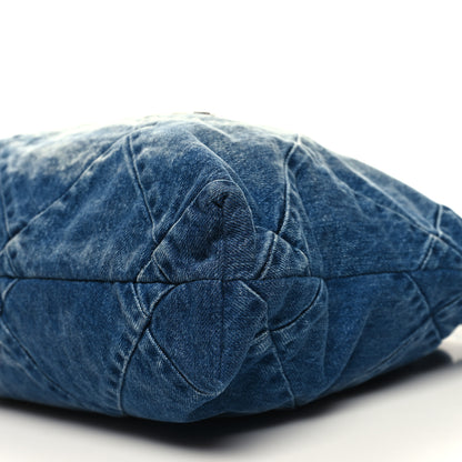 Chanel Denim Quilted Small Chanel 22 Blue 12 of 13