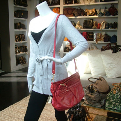 Marc Jacobs Leather Red Hobo 2 of 13