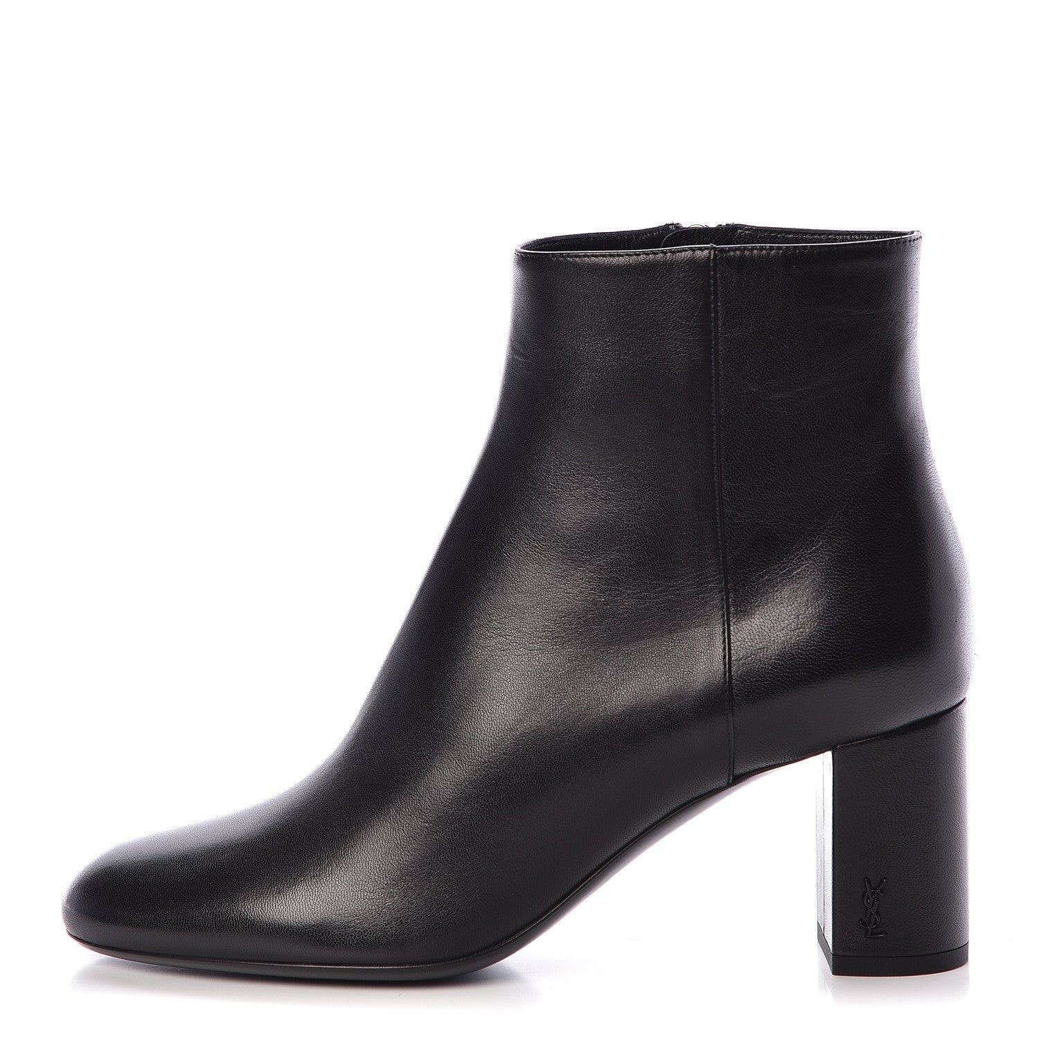 Saint Laurent Nappa Loulou Ankle Zip Boot 37.5 Black 1 of 10