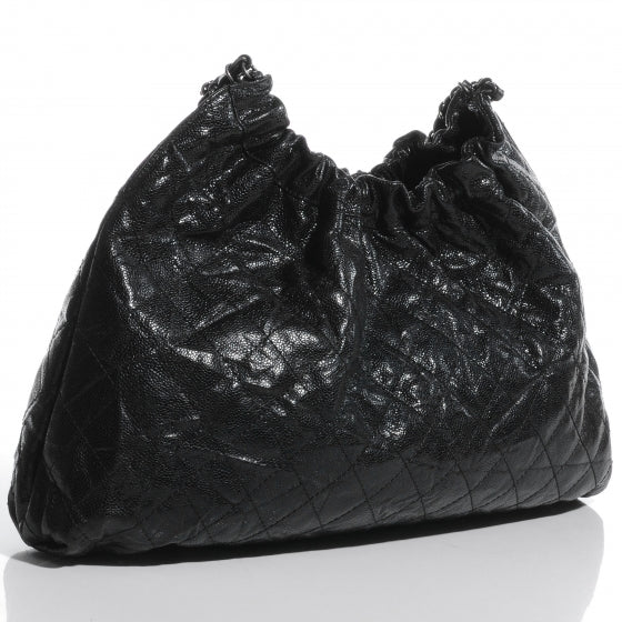 Chanel Caviar Quilted Large Elastic Tote Black 3 of 7