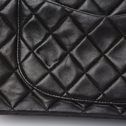 Chanel Lambskin Quilted Small Double Flap Black 19 of 20
