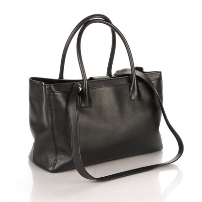 Chanel Calfskin Cerf Executive Shopper Tote Black 3 of 7