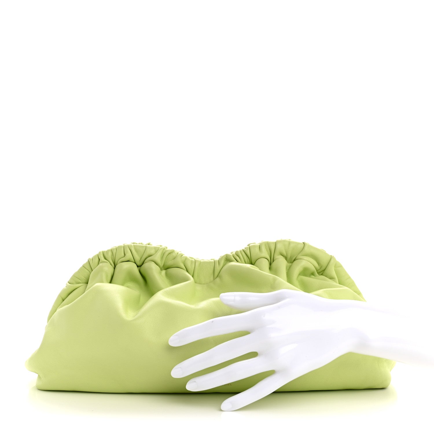 Mansur Gavriel Lambskin Cloud Clutch Mint 2 of 10