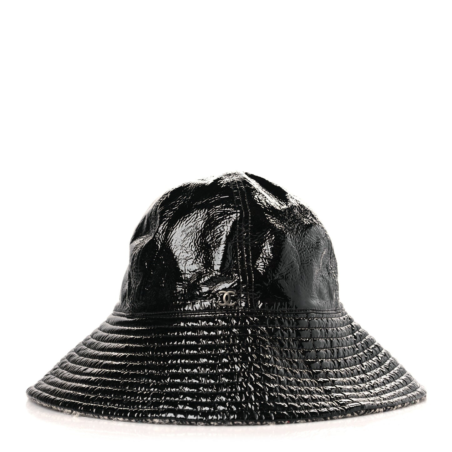 Vinyl Tweed Bucket Hat 58 Black