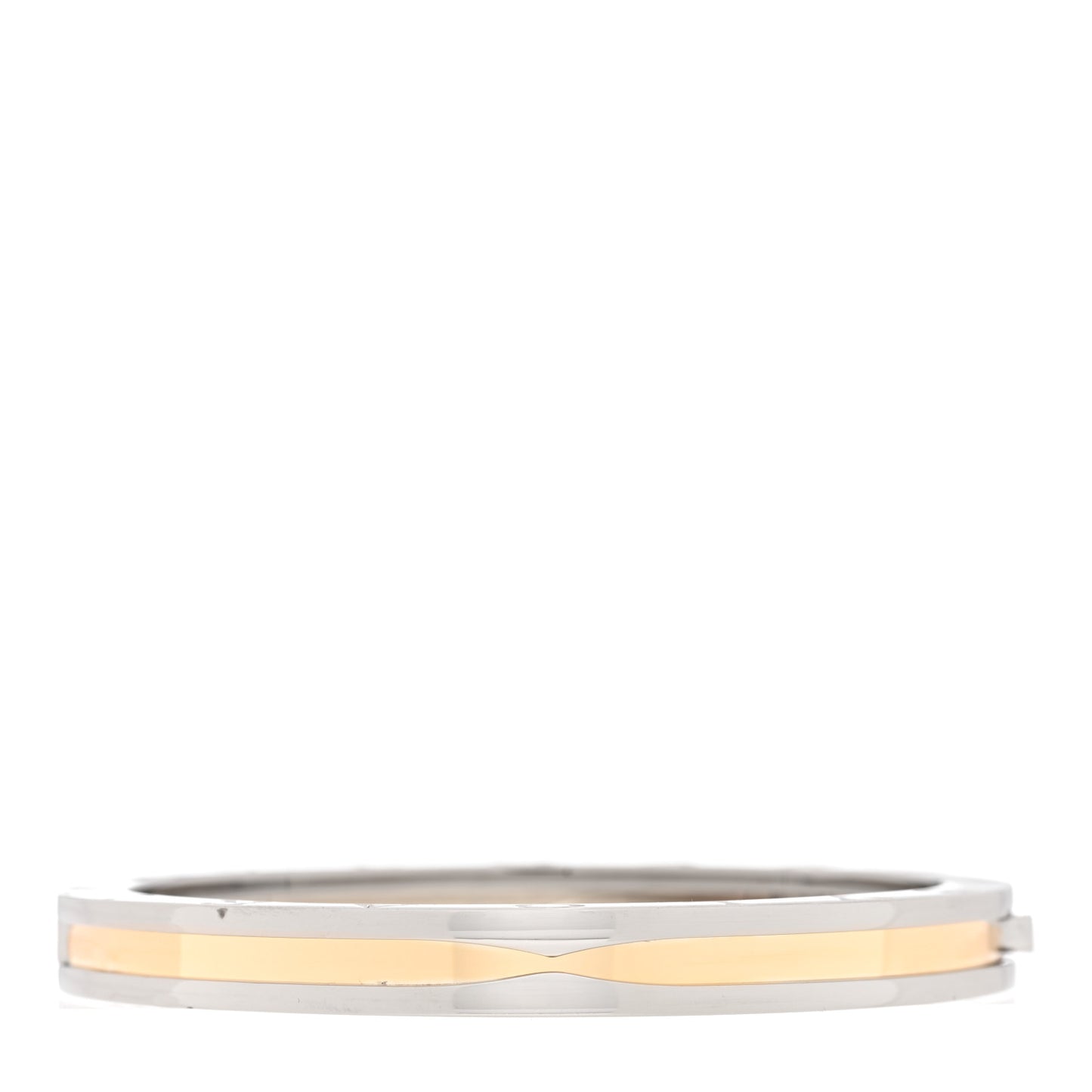 18K Yellow Gold Stainless Steel B.Zero1 Bangle Bracelet