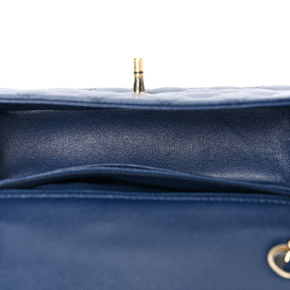 Chanel Caviar Quilted Mini Rectangular Flap Dark Blue 4 of 8
