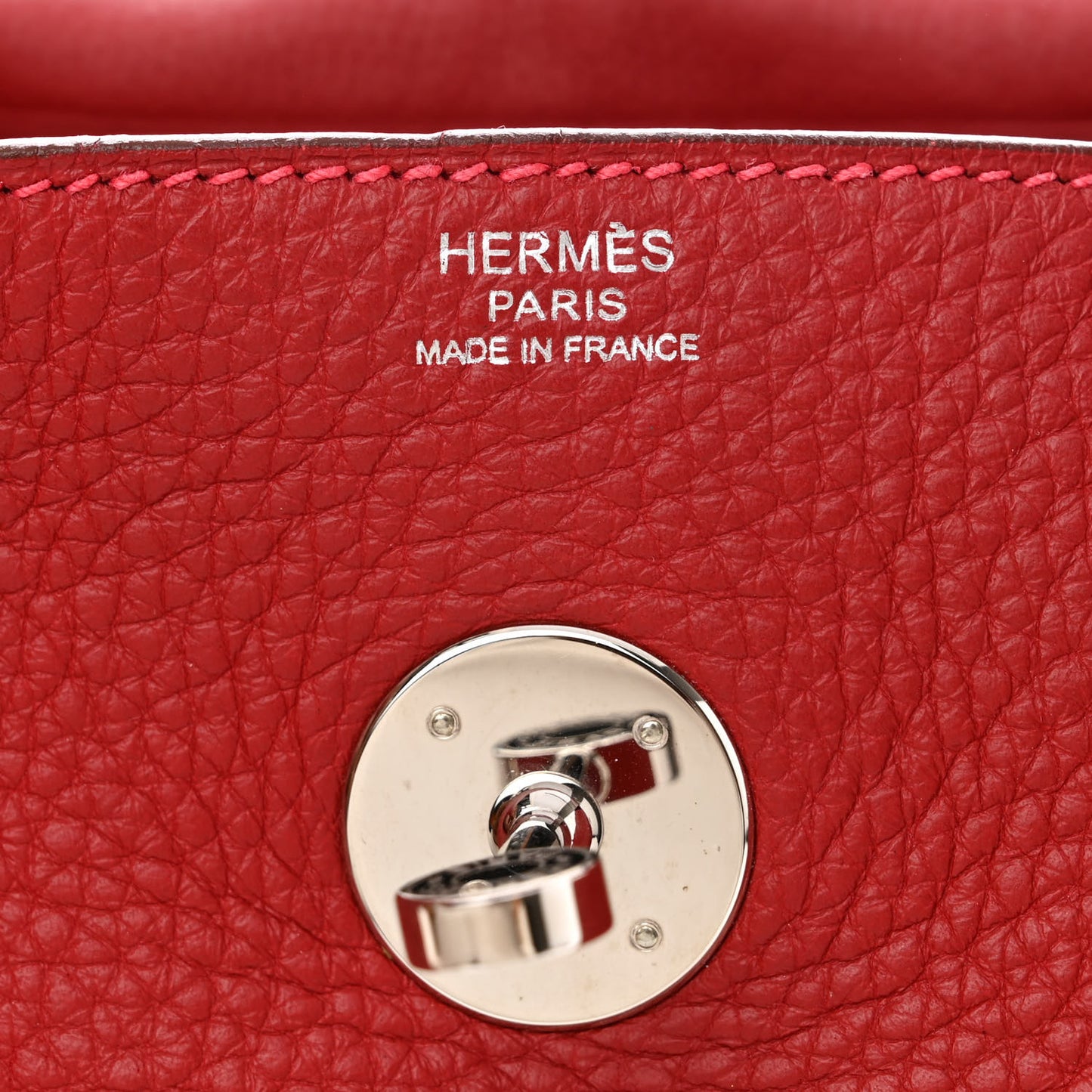 Taurillon Clemence Lindy 30 Rouge Garance