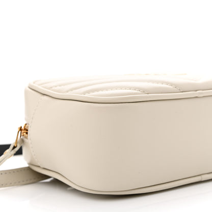 Saint Laurent Calfskin Matelasse Monogram Lou Belt Bag Ivory 9 of 10