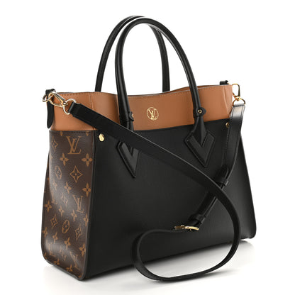 Louis Vuitton Calfskin Monogram On My Side Black 3 of 11