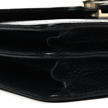 Gucci Dollar Calfskin Small Interlocking G Shoulder Bag Black 8 of 9