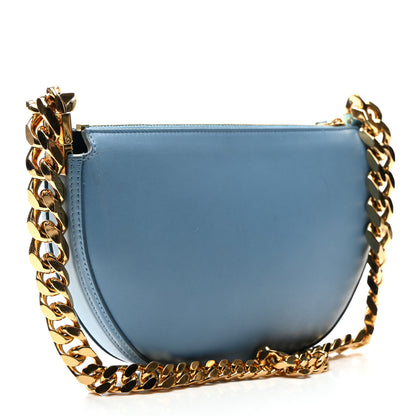 Burberry Lambskin Small Olympia Chain Shoulder Bag Pale Blue 3 of 9