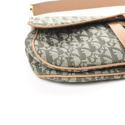 Christian Dior Monogram Double Saddle Bag Green 7 of 9