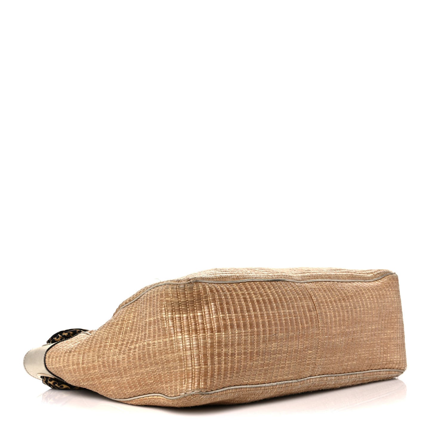 Natural Straw Large Positano Tote