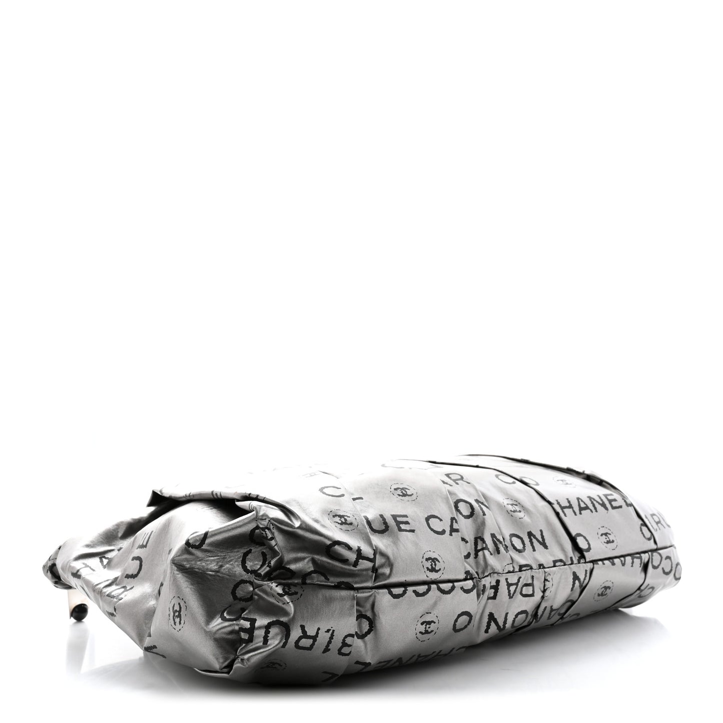 Coated Canvas Unlimited Clutch Silver