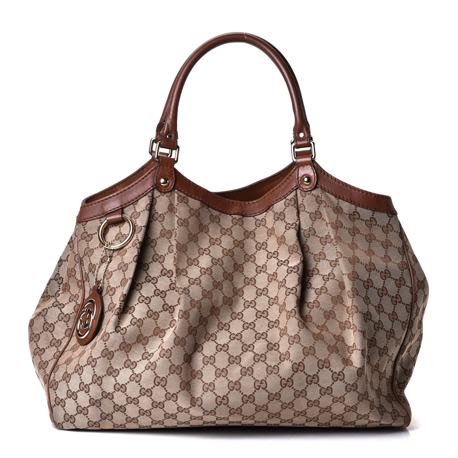Gucci Monogram Large Sukey Tote Brown 1 of 7
