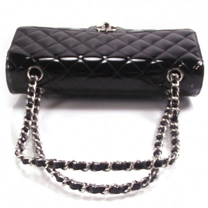 Chanel Patent Medium Double Flap Black 6 of 12
