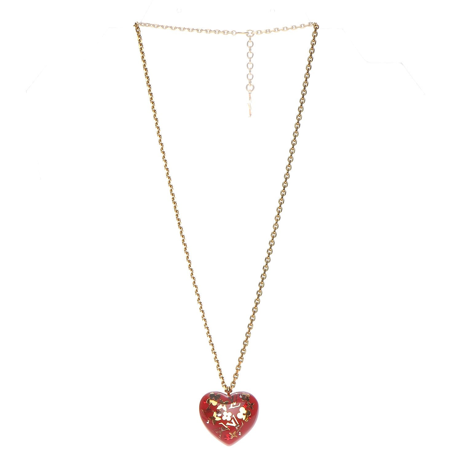 Louis Vuitton Inclusion Heart Necklace Pomme d'Amour 3 of 9