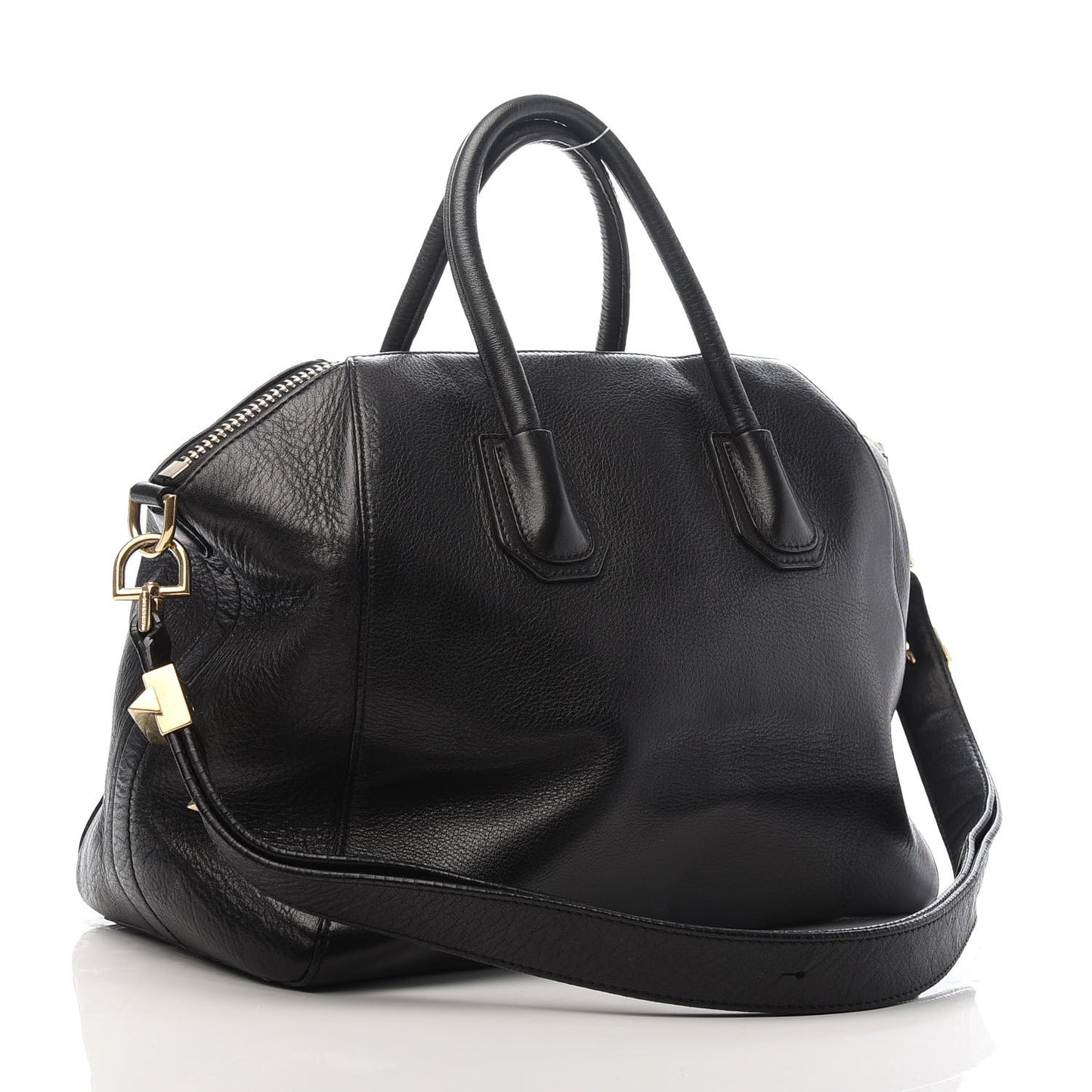 Sugar Goatskin Medium Antigona Black