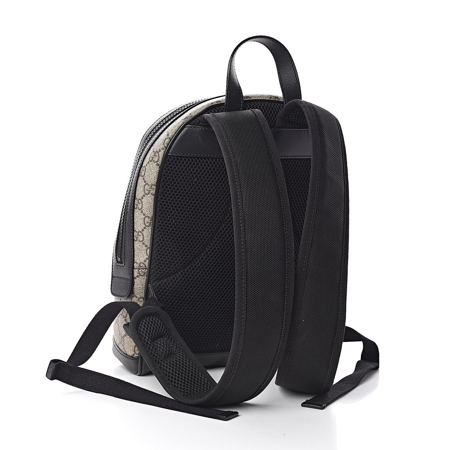 GG Supreme Monogram Small Eden Day Backpack Black