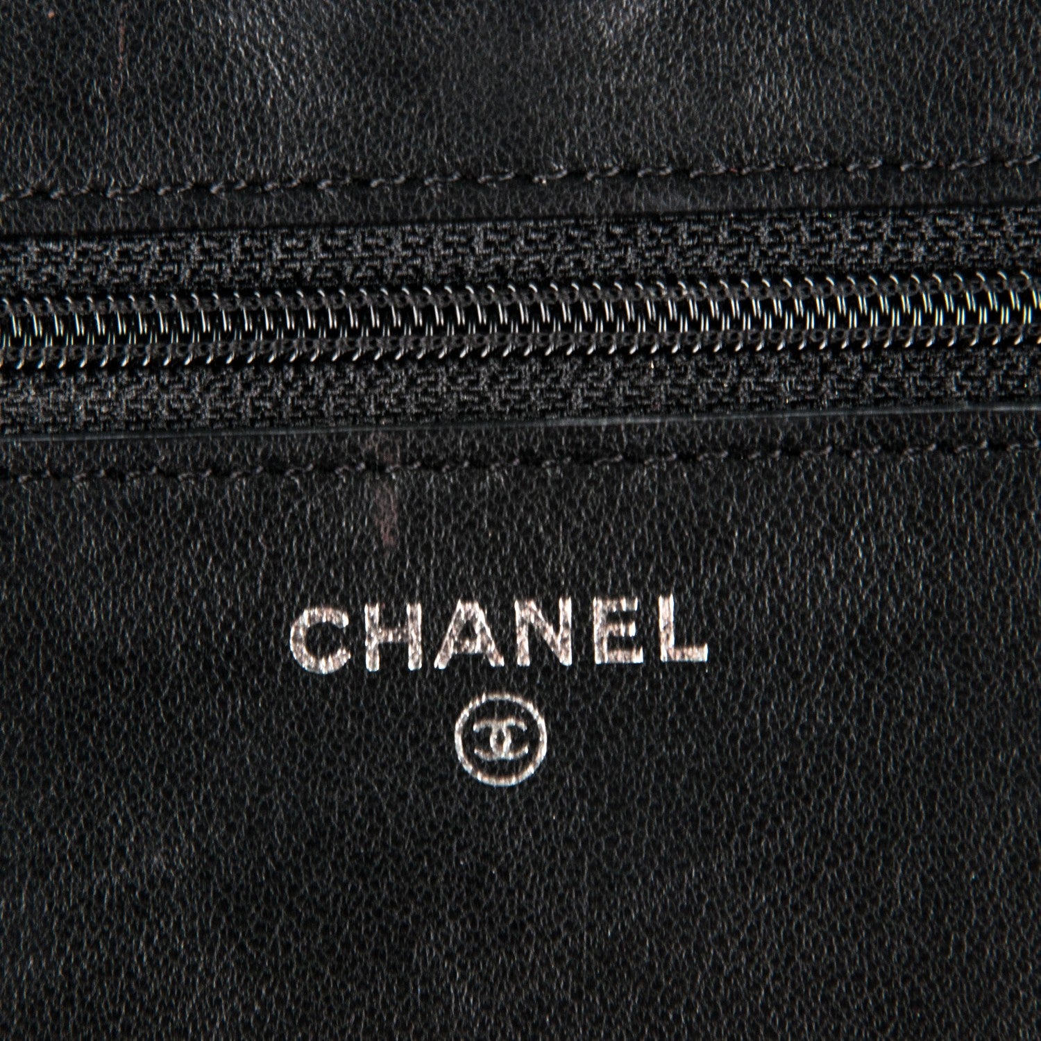 Chanel Lambskin Quilted Wallet On Chain WOC Black 6 of 8