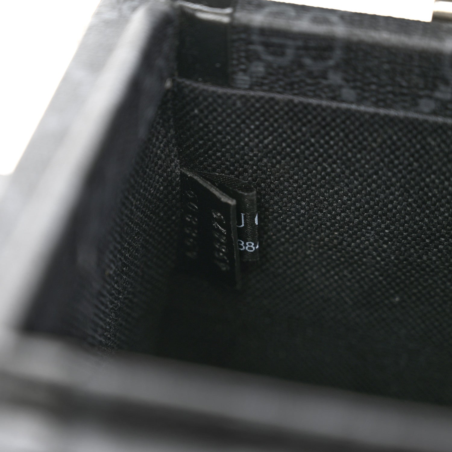 Gucci GG Supreme Monogram Calfskin Savoy Top Handle Beauty Case Black 8 of 10