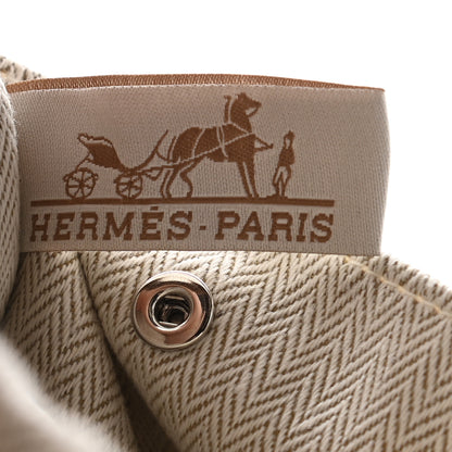 Hermes Canvas Barenia Fourbi 20 PM Pouch Naturel Fauve 7 of 7