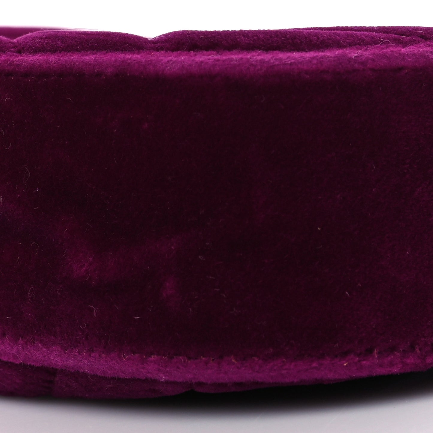 Velvet Matelasse GG Marmont Belt Bag Fuchsia 85 34 Violet Cyclamen