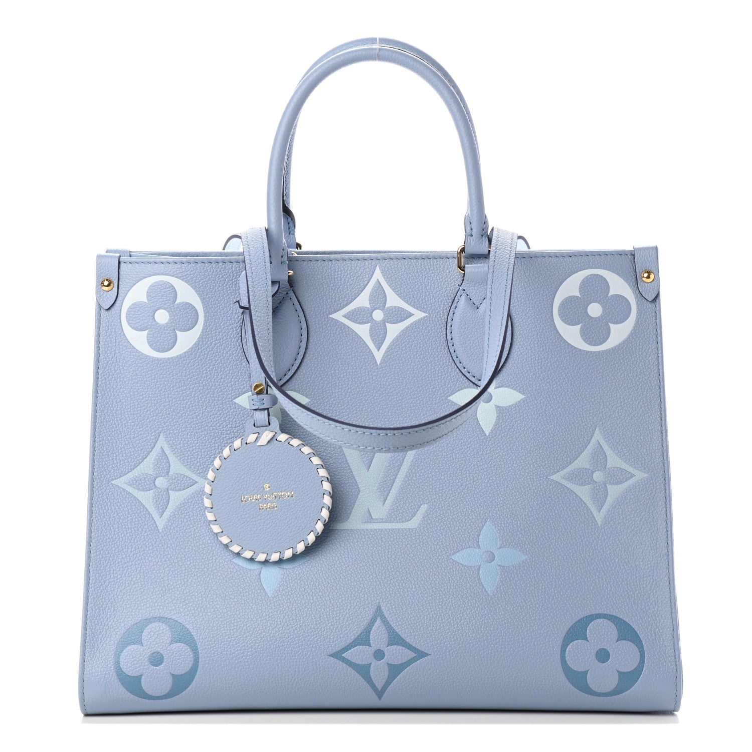 Louis Vuitton Empreinte Monogram Giant By The Pool Onthego MM Summer Blue 1 of 5