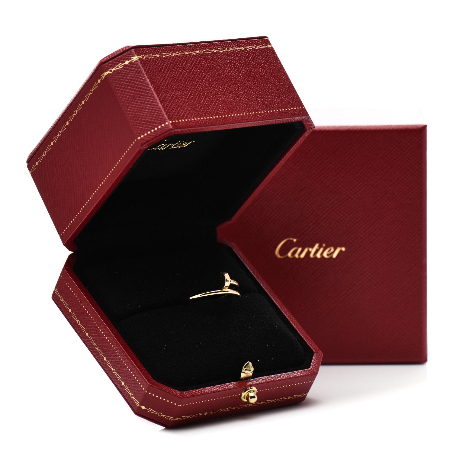 Cartier 18K Yellow Gold Small Juste Un Clou Ring 53 6.25 4 of 4