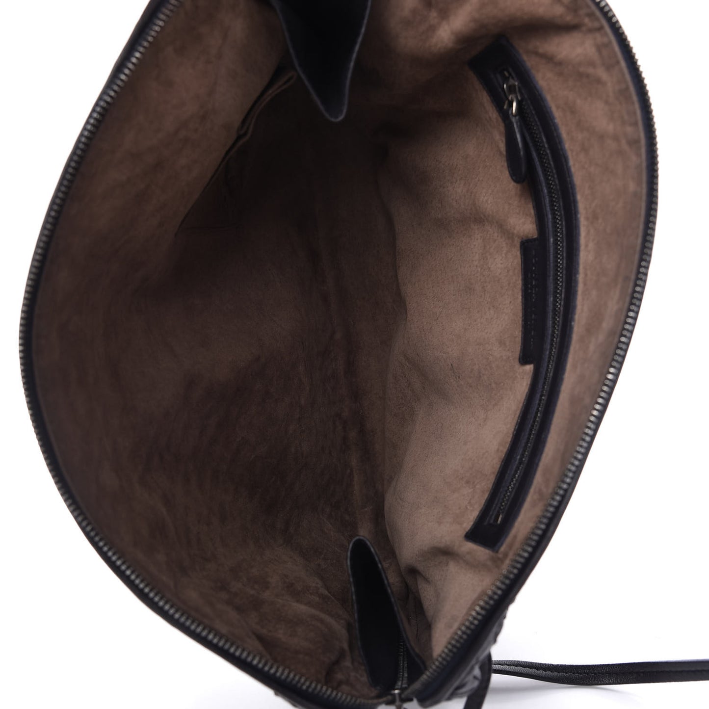Nappa Intrecciato Nodini Crossbody Messenger Tourmaline