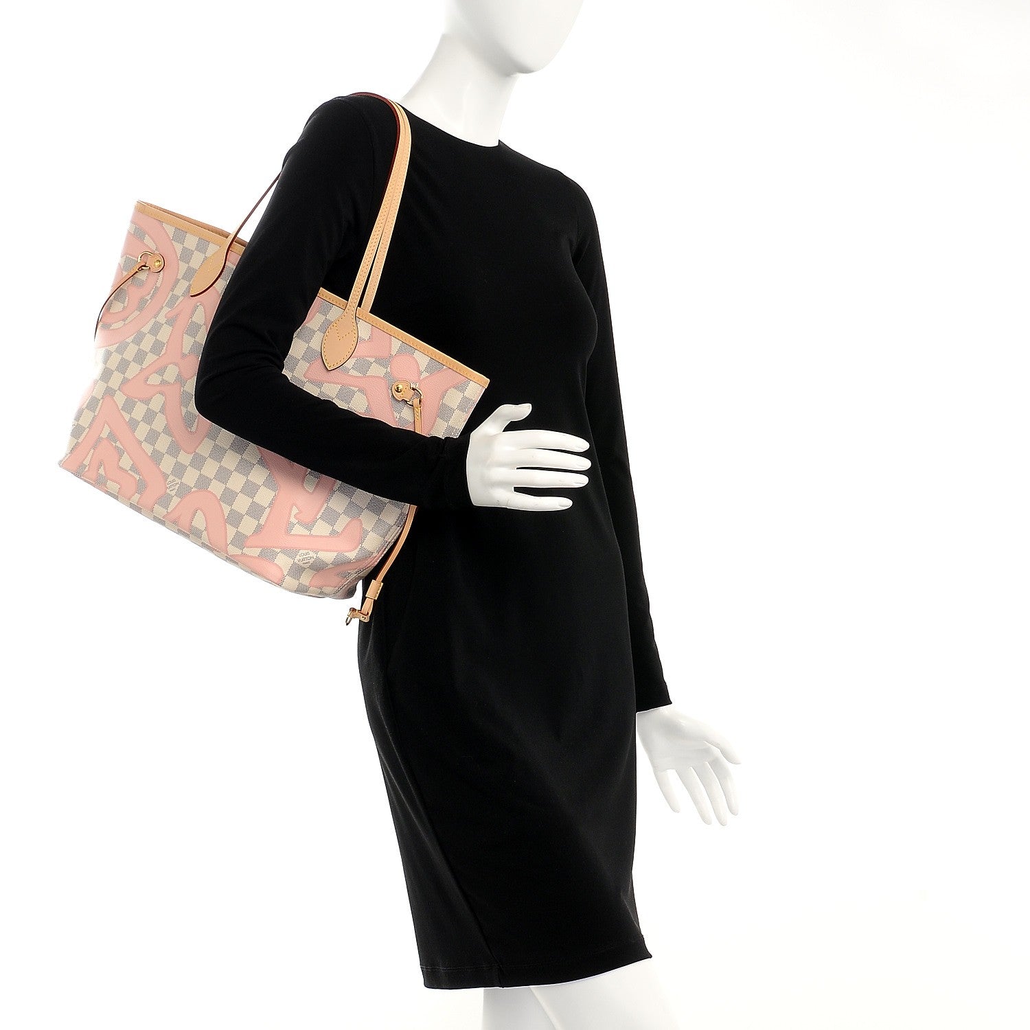 Mikimoto LOUIS VUITTON Damier Azur Tahitienne Neverfull MM 2 of 8