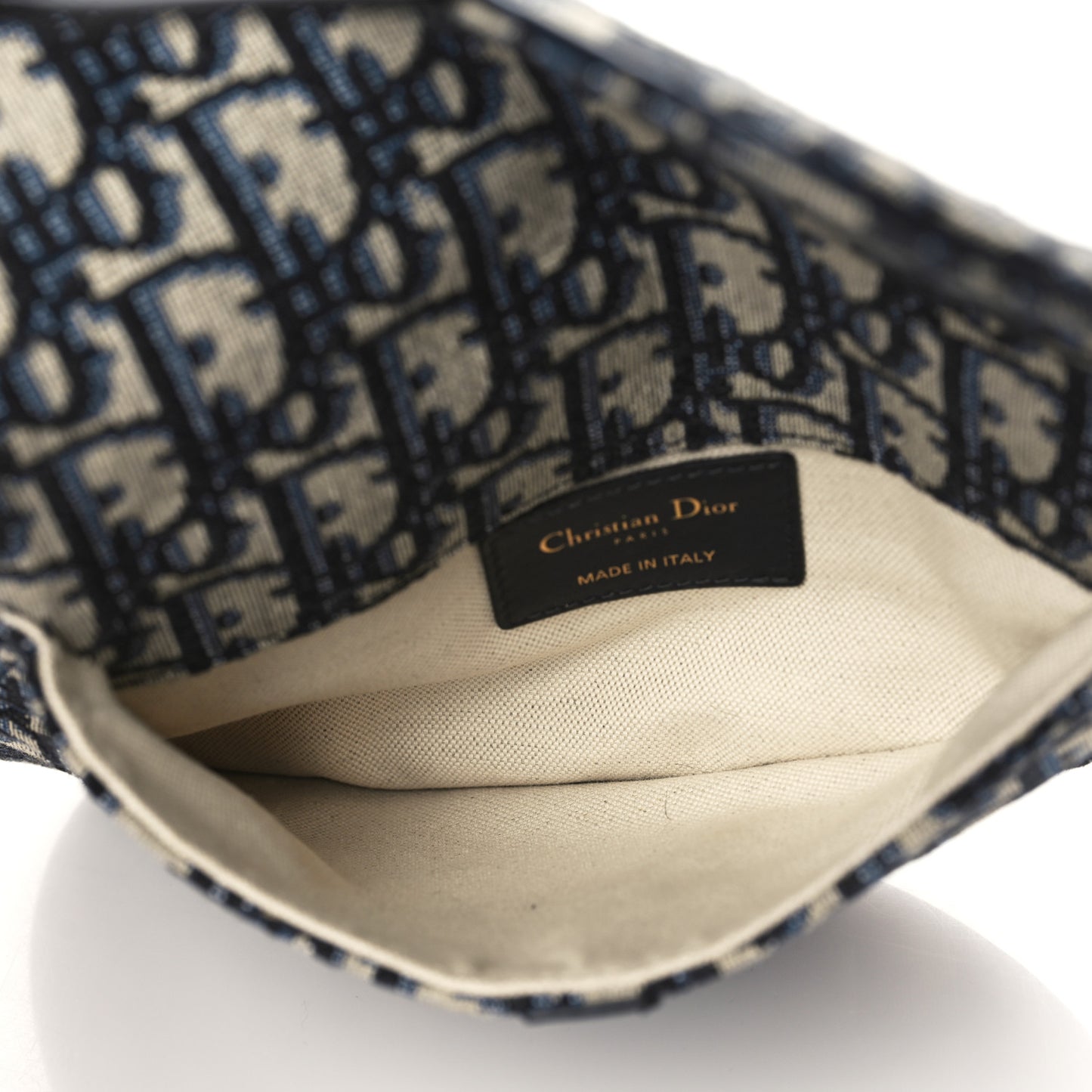 Oblique Saddle Belt Pouch Blue