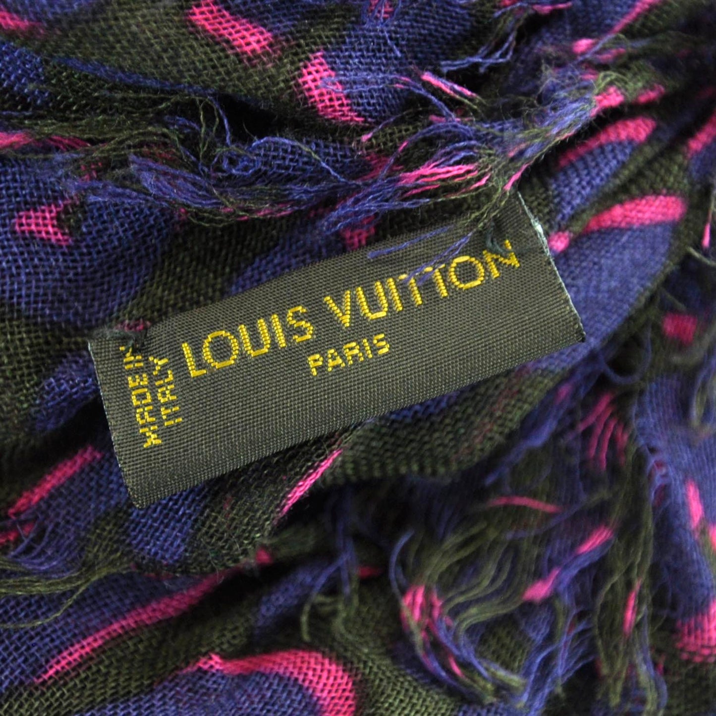 Cashmere Silk Leopard Stole