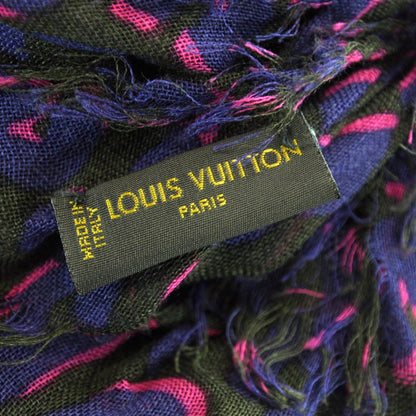 Louis Vuitton Cashmere Silk Leopard Stole 3 of 5